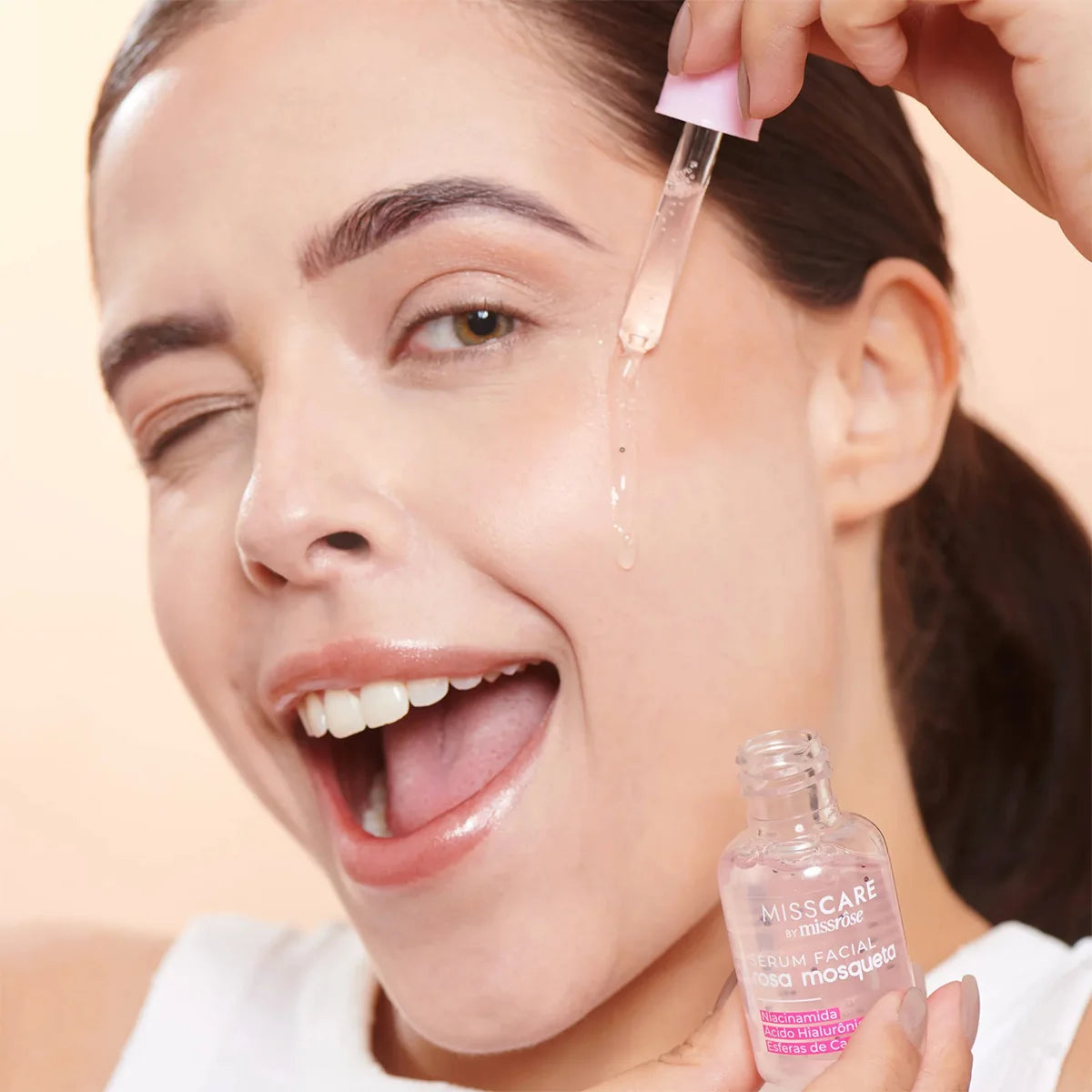 Sérum Facial Rosa Mosqueta Premium - Hidratação, Firmeza e Brilho 30ml