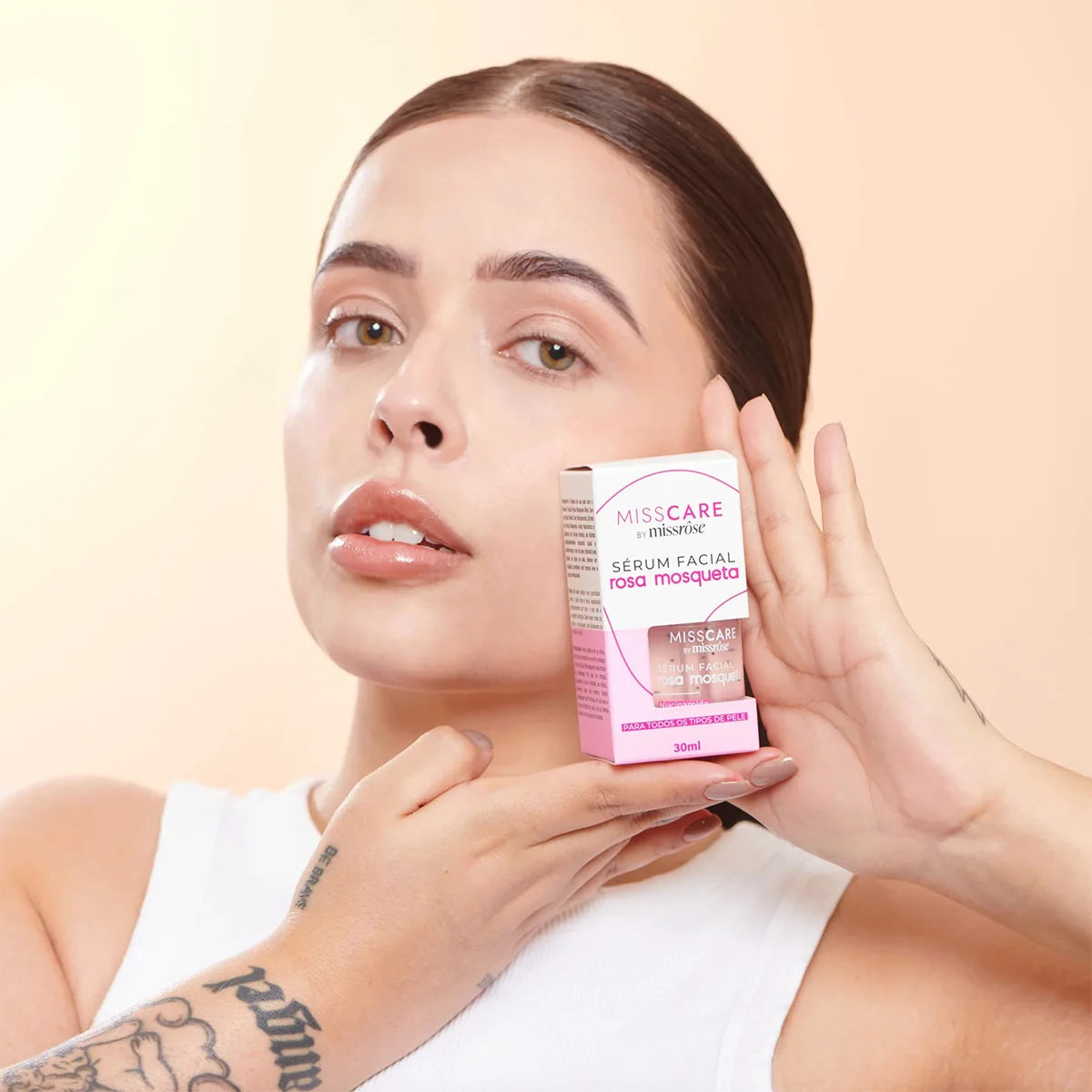 Sérum Facial Rosa Mosqueta Premium - Hidratação, Firmeza e Brilho 30ml