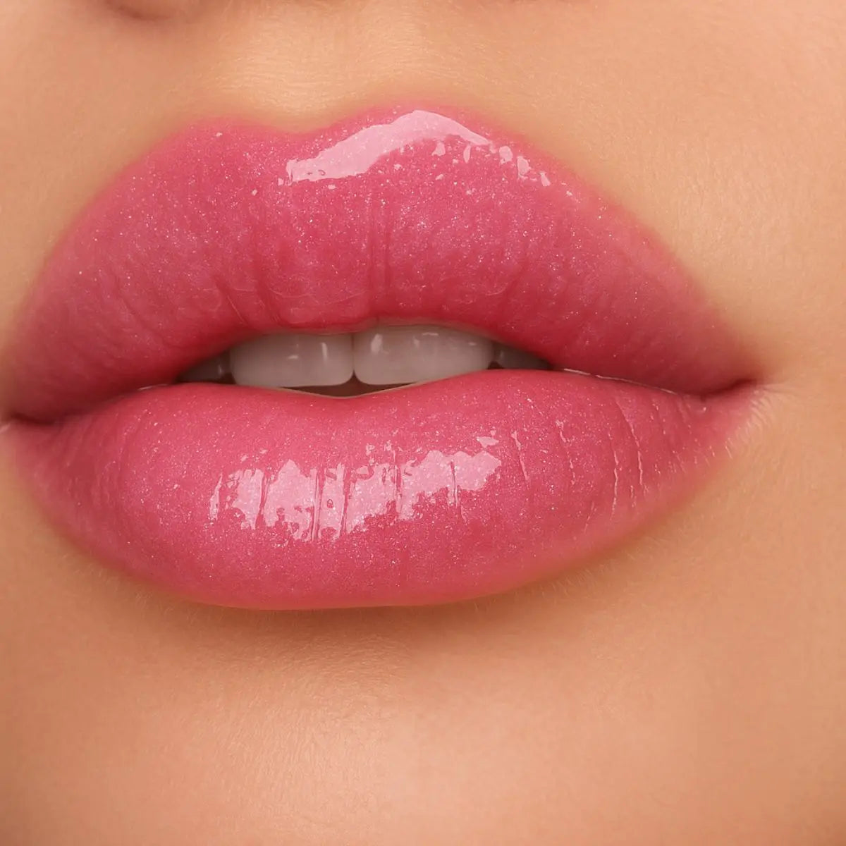 Lip Gloss com Glitter Heart Break Pink 21 - Brilho Intenso e Hidratação