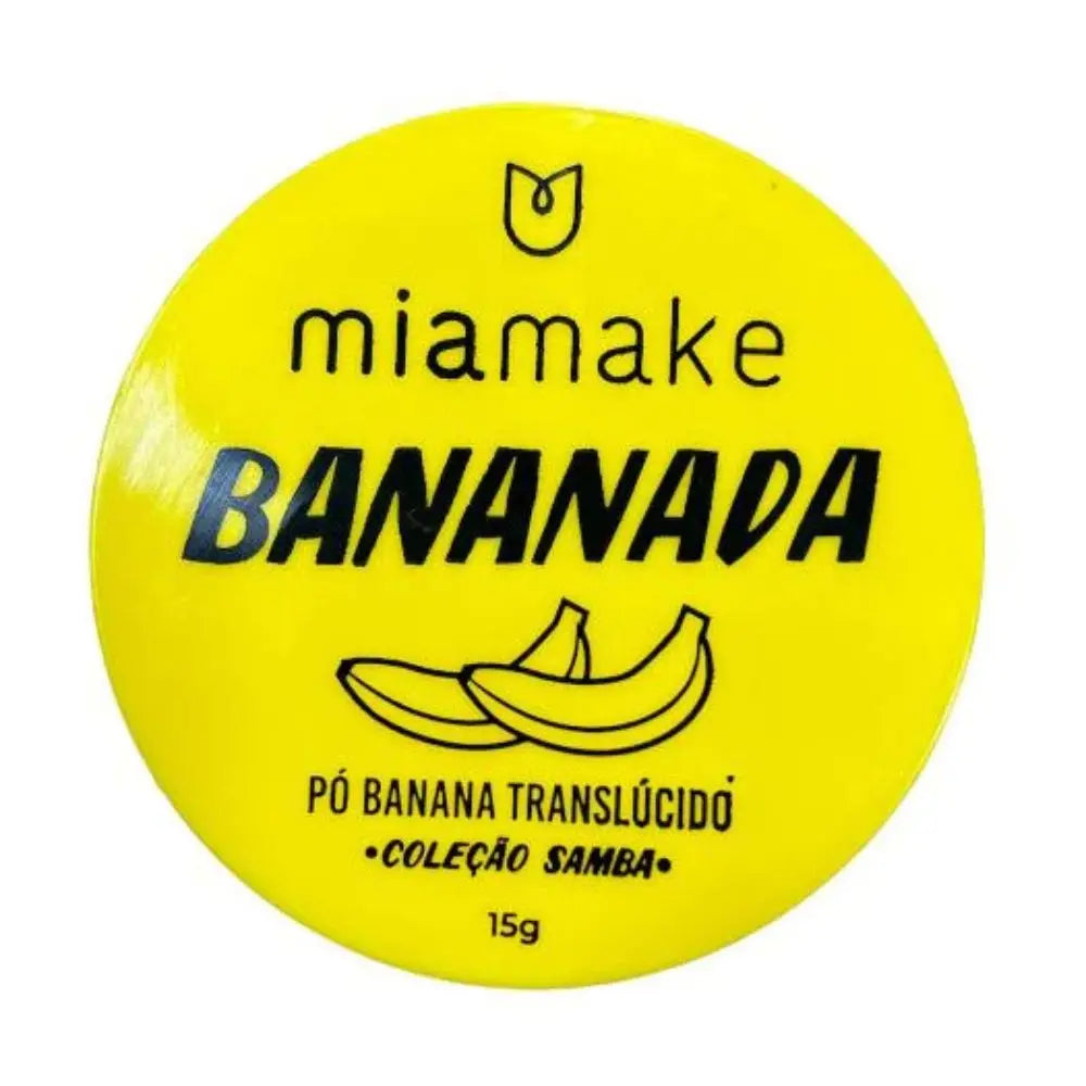 Pó Banana Translúcido Coleção Samba Mia Make 15g