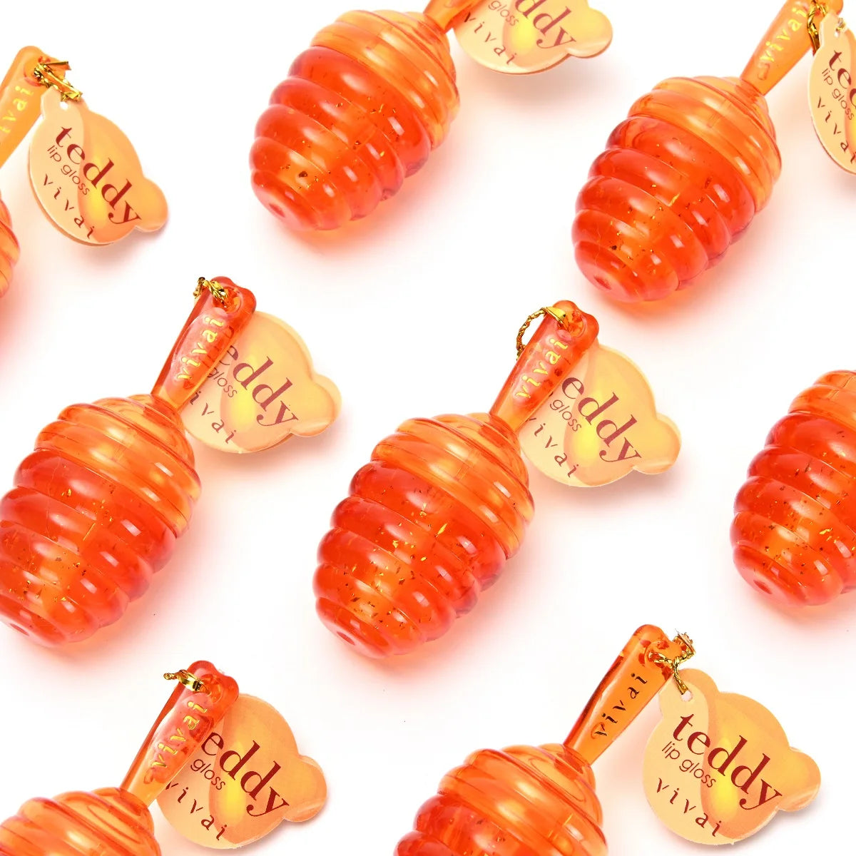 Lip Gloss Hidratante Potinho de Mel Teddy – Brilho Espelhado & Aroma Suave