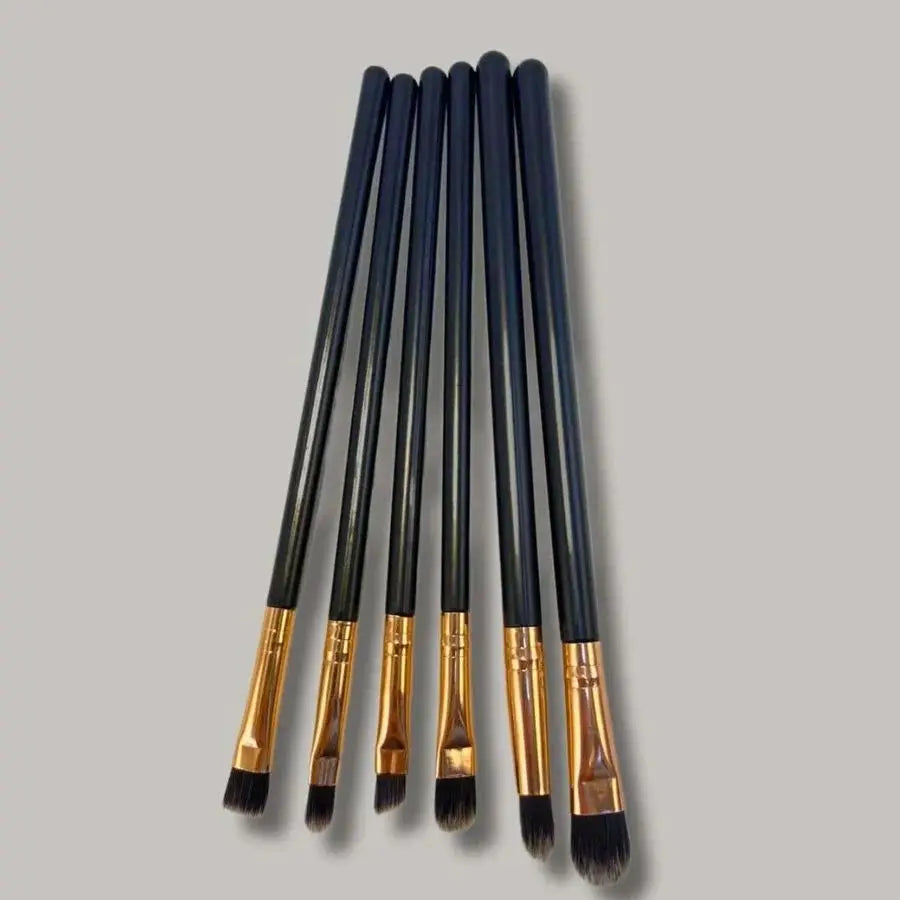 Kit 6 Pincéis Professional Brush – Acabamento Impecável e Cerdas Soft Touch