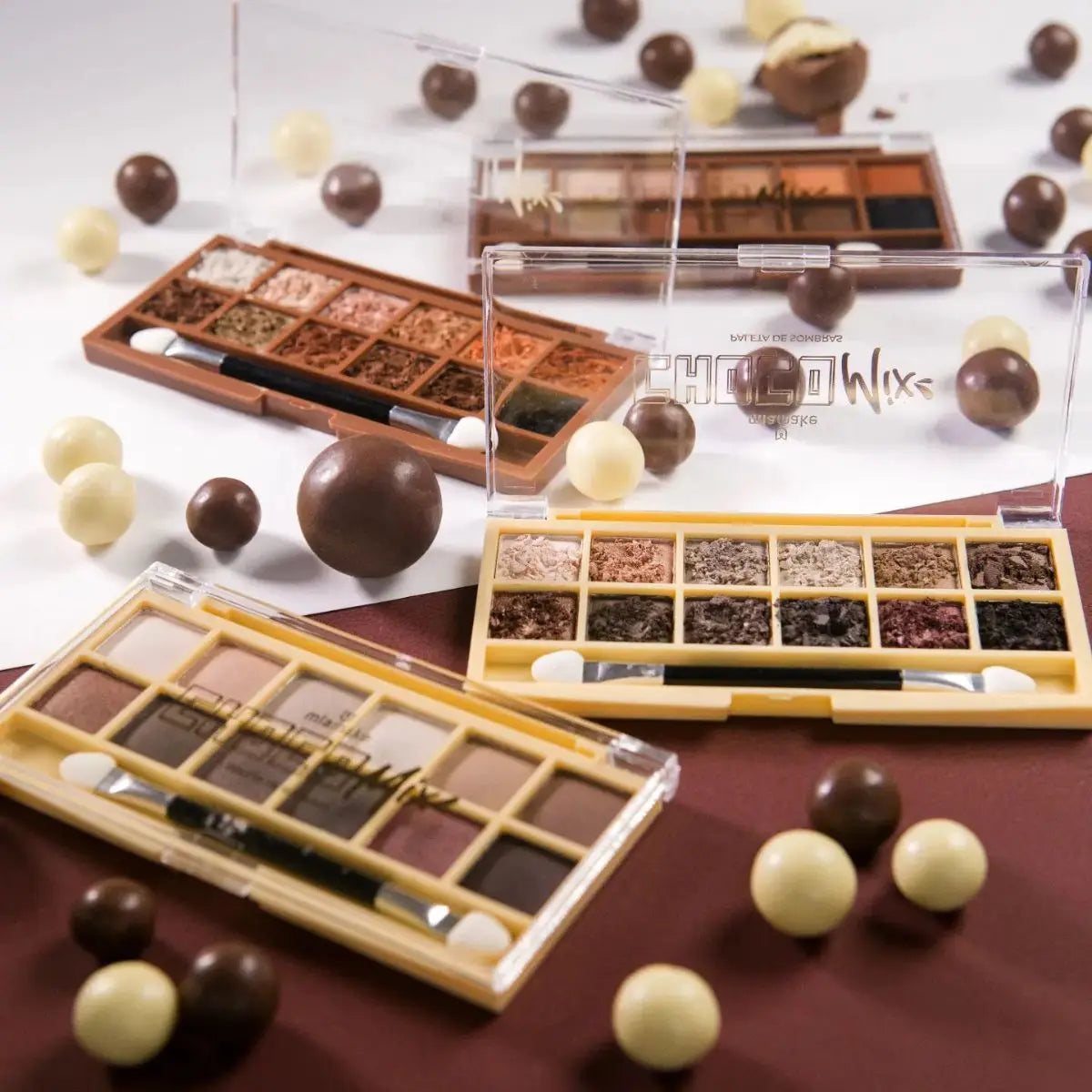 Paleta De Sombras Choco Mix 12 Cores - Mia Make