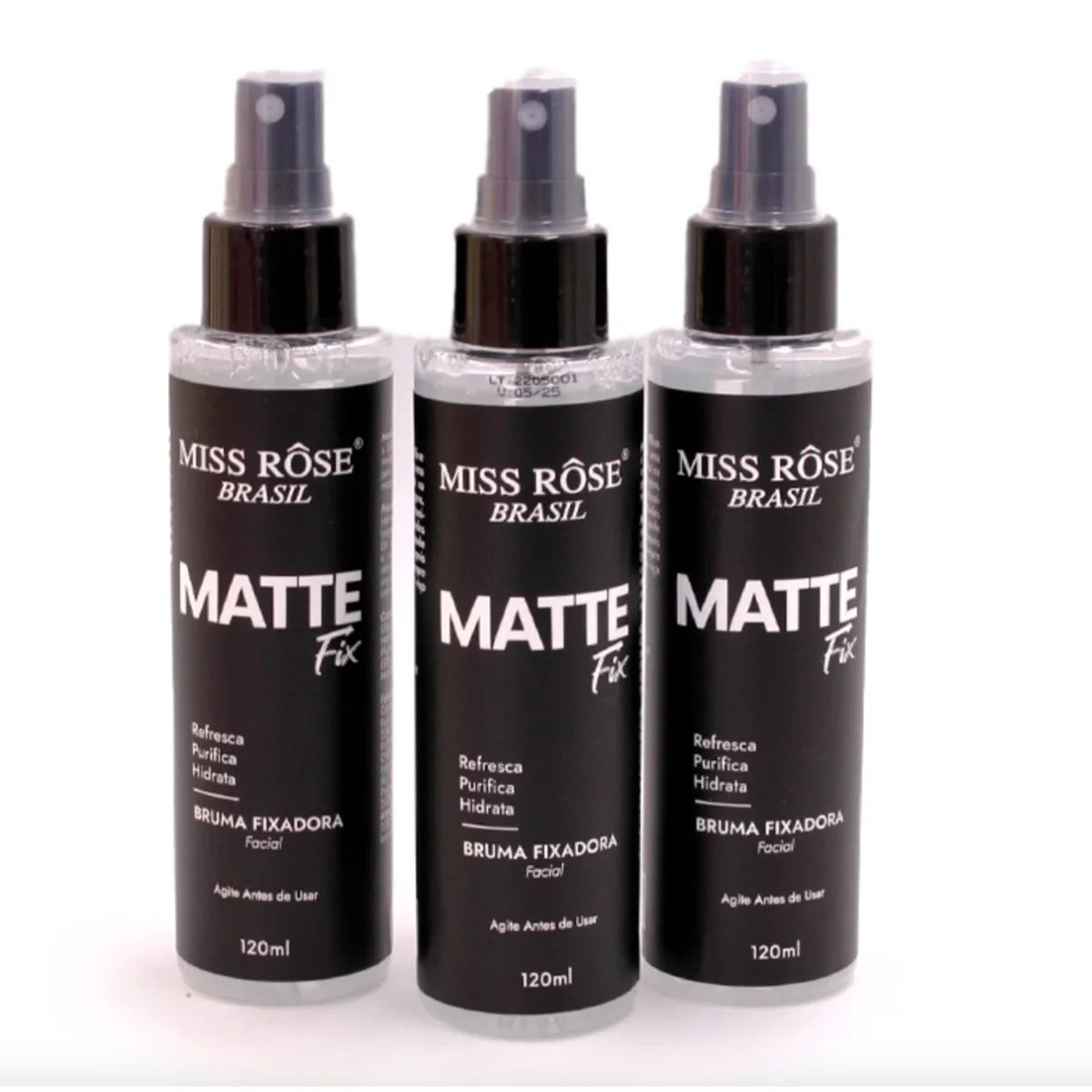 Bruma Fixadora Matte Fix Miss Rôse - Fixação Intensa e Hidratação 120ml