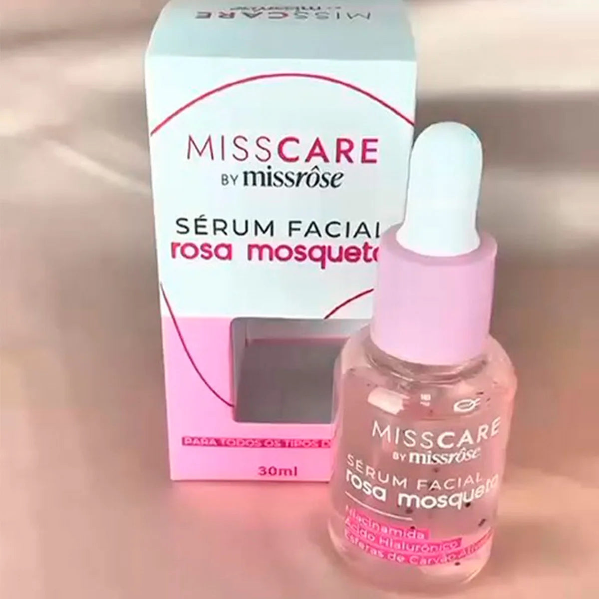 Sérum Facial Rosa Mosqueta Premium - Hidratação, Firmeza e Brilho 30ml