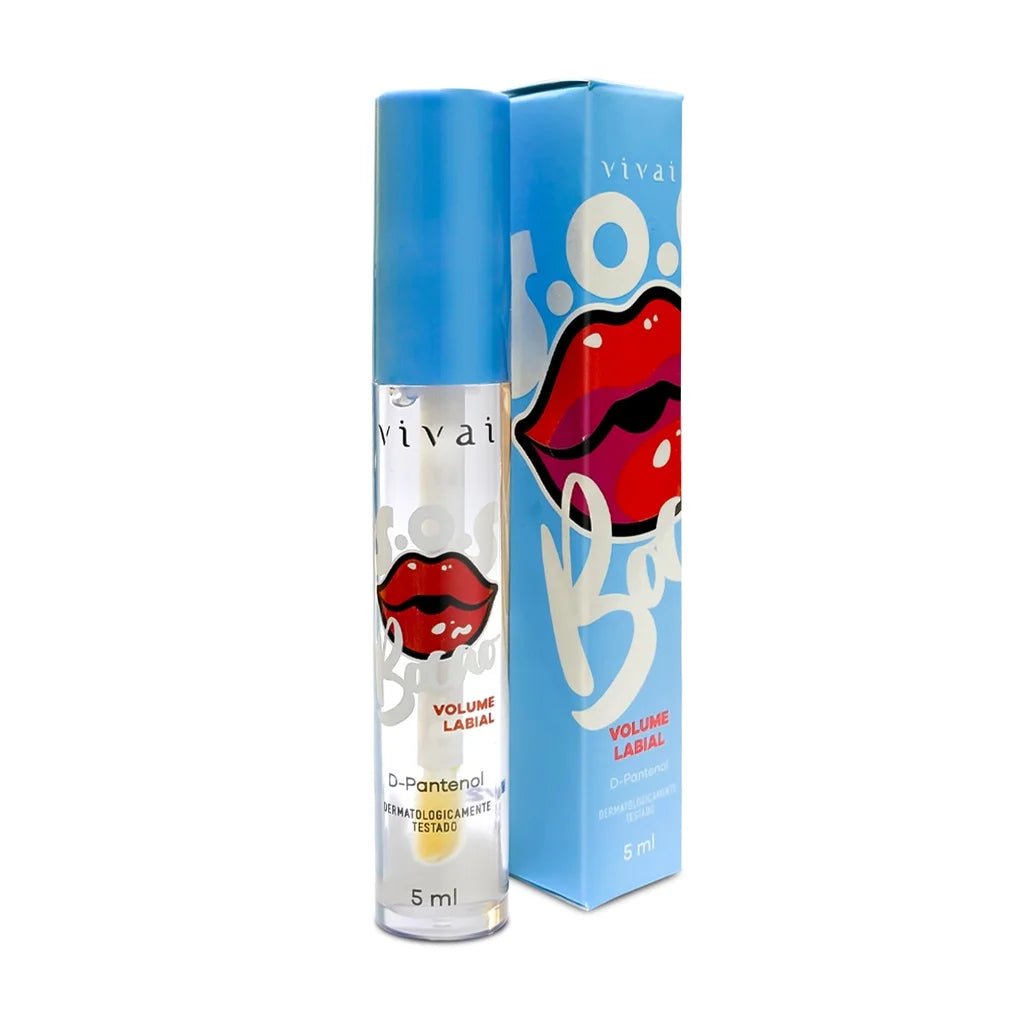 Gloss Labial SOS Bocão Vivai - Volume e Hidratação