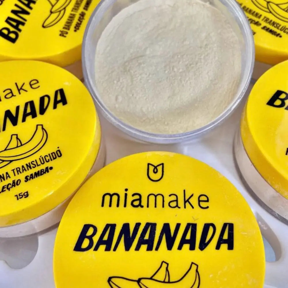 Pó Banana Translúcido Coleção Samba Mia Make 15g