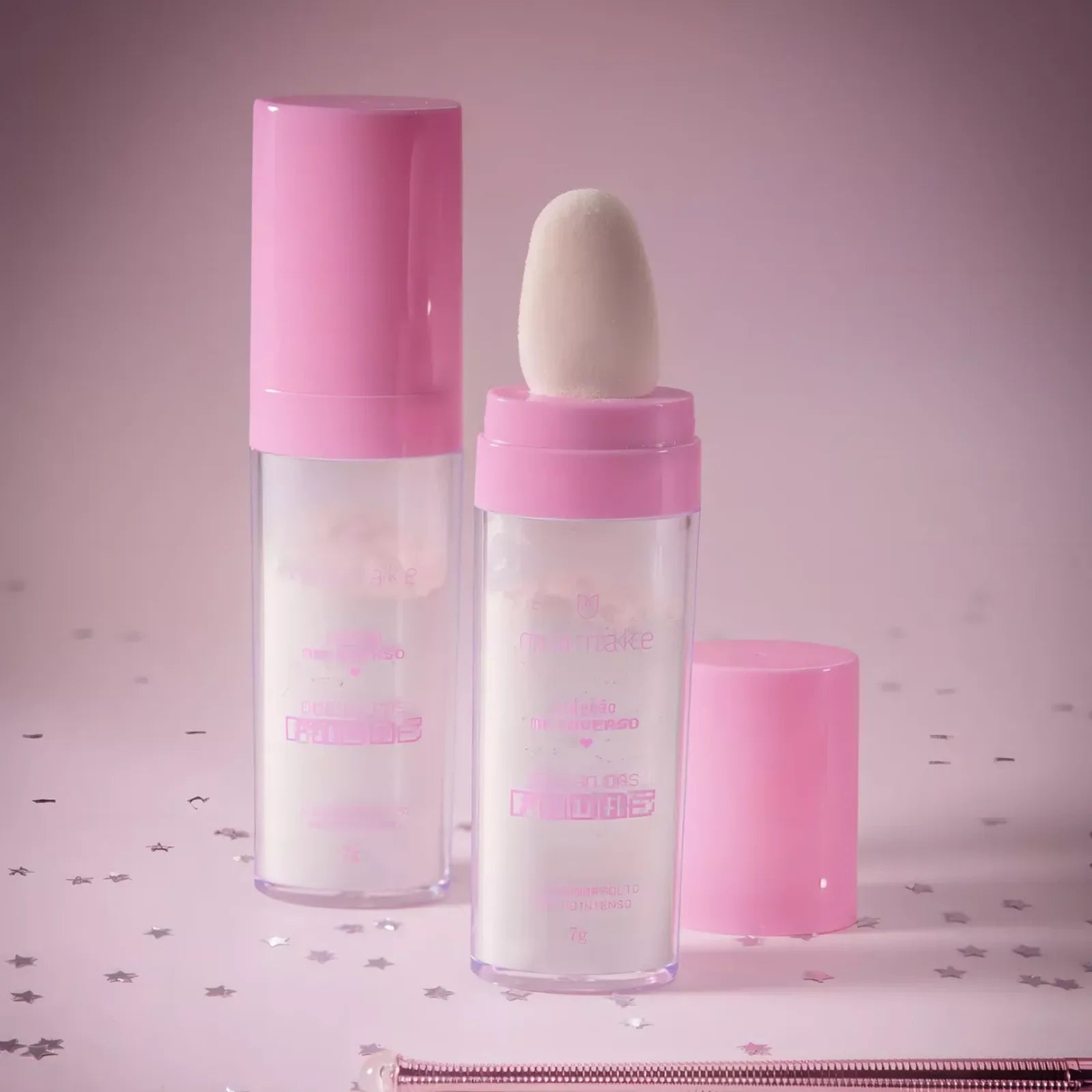 Pó Iluminador Brilho das Fadas Mia Make – Reflexo Intenso & Efeito Glow