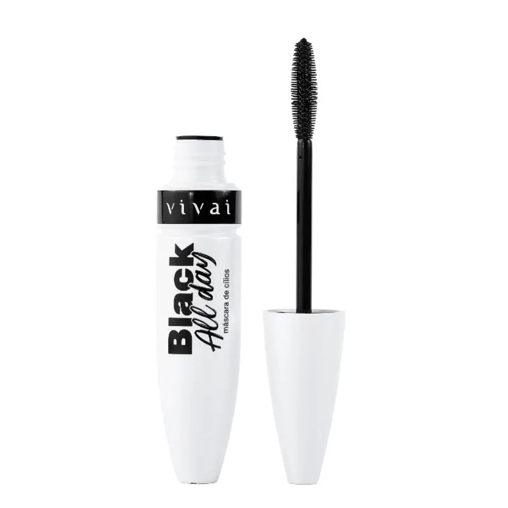 Máscara para Cílios Black All Day Volume e Definição Vivai